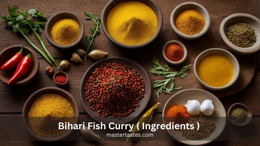 Bihari Fish Curry ( Ingredients )
