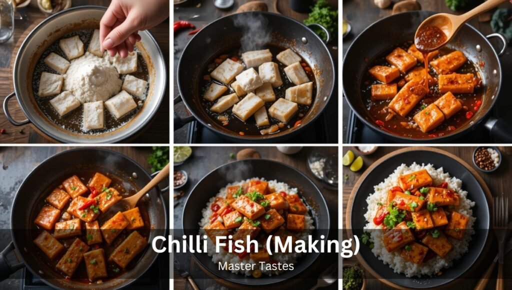 Chilli Fish (Making)