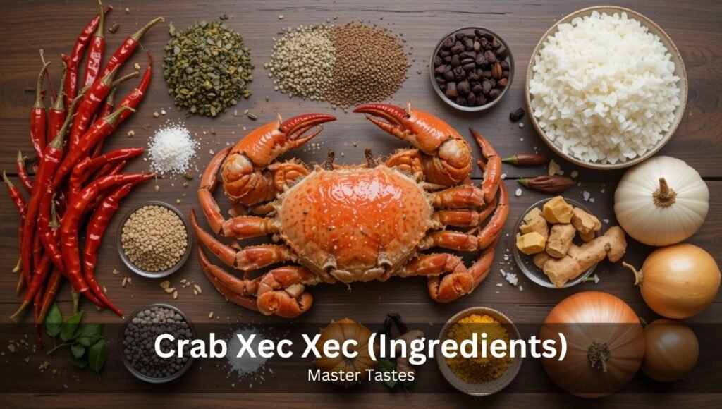 Crab Xec Xec (Ingredients)