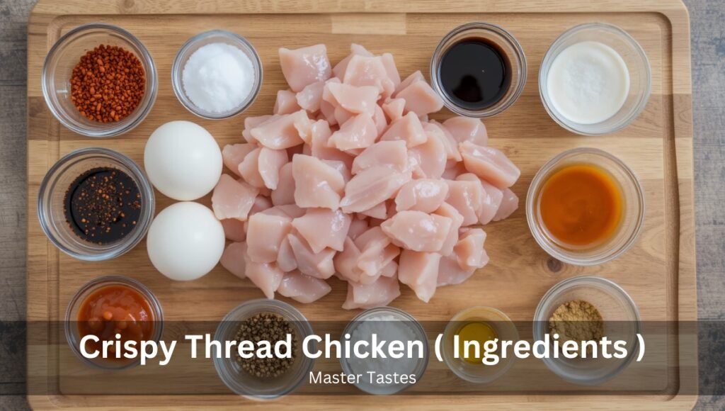 Crispy Thread Chicken ( Ingredients )