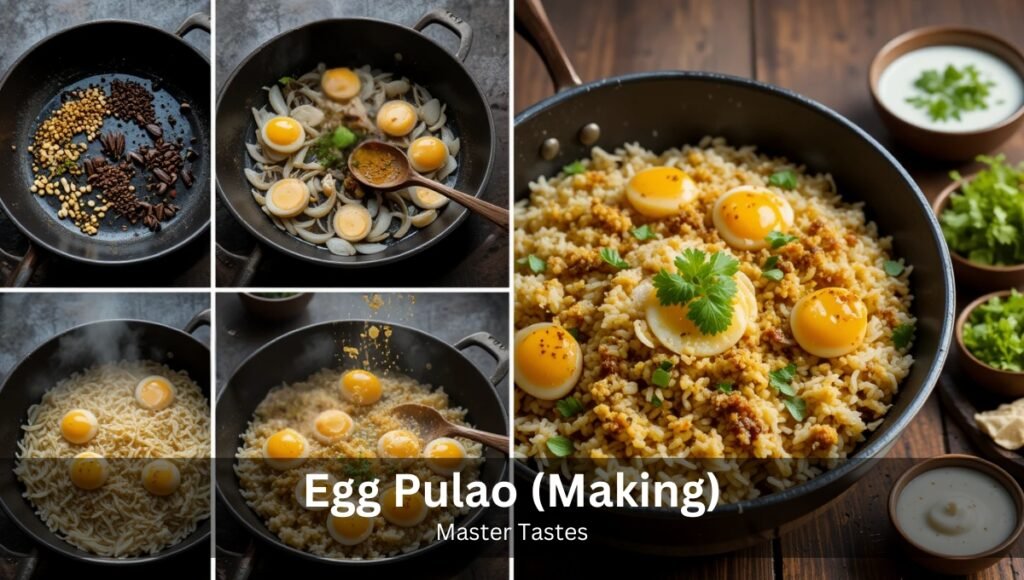 Egg Pulao (Making) 