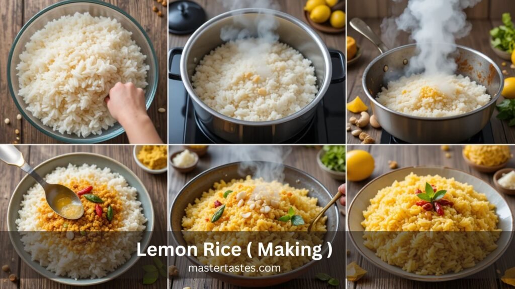 Lemon Rice ( Making )