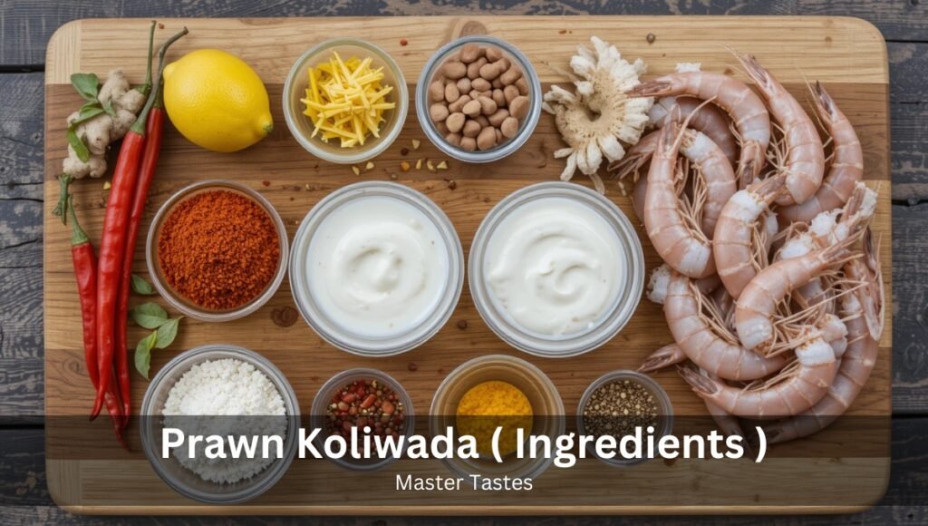 Prawn Koliwada ( Ingredients )