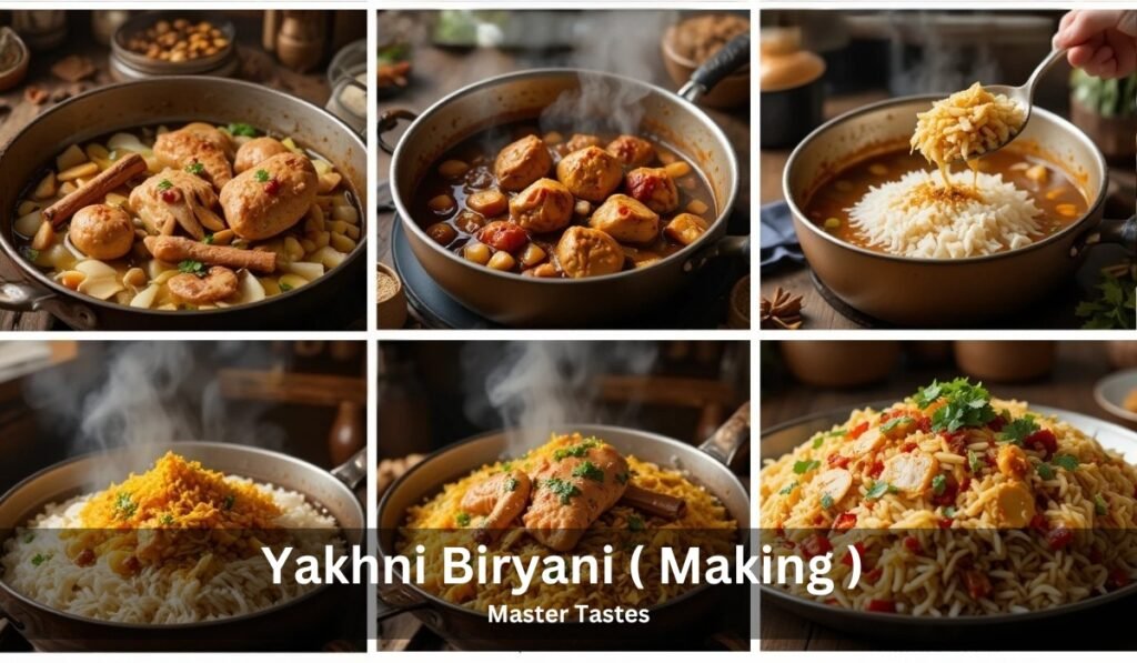 Yakhni Biryani ( Making )