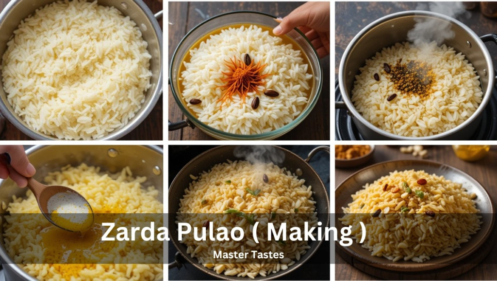 Zarda Pulao ( Making )
