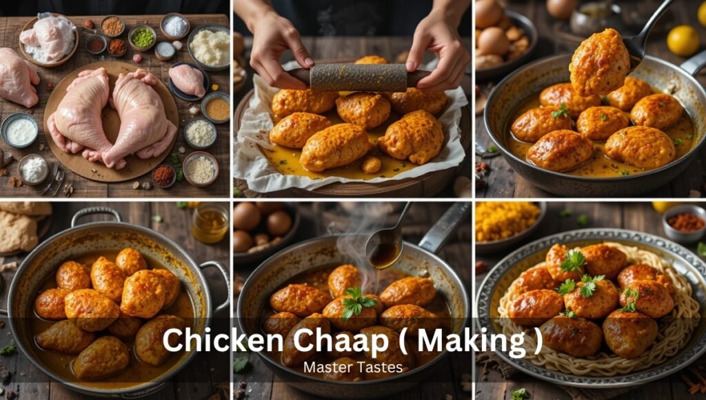 Chicken Chaap ( Making )