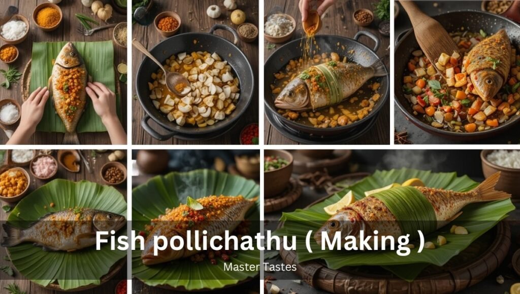 ​Fish pollichathu ( Making )