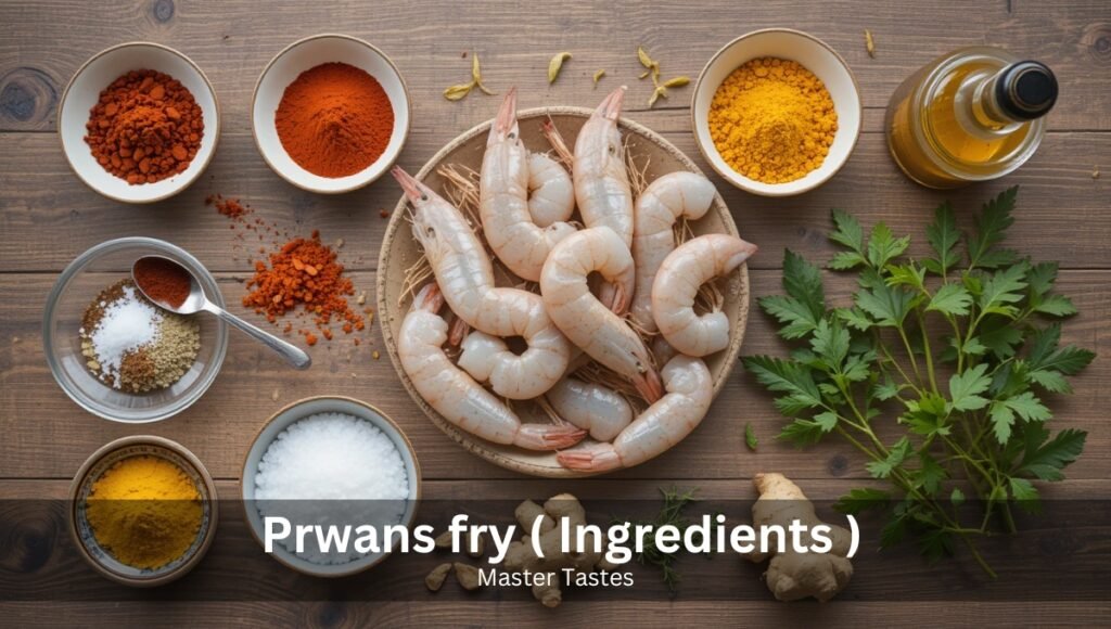 Prawns Fry ( Ingredients )