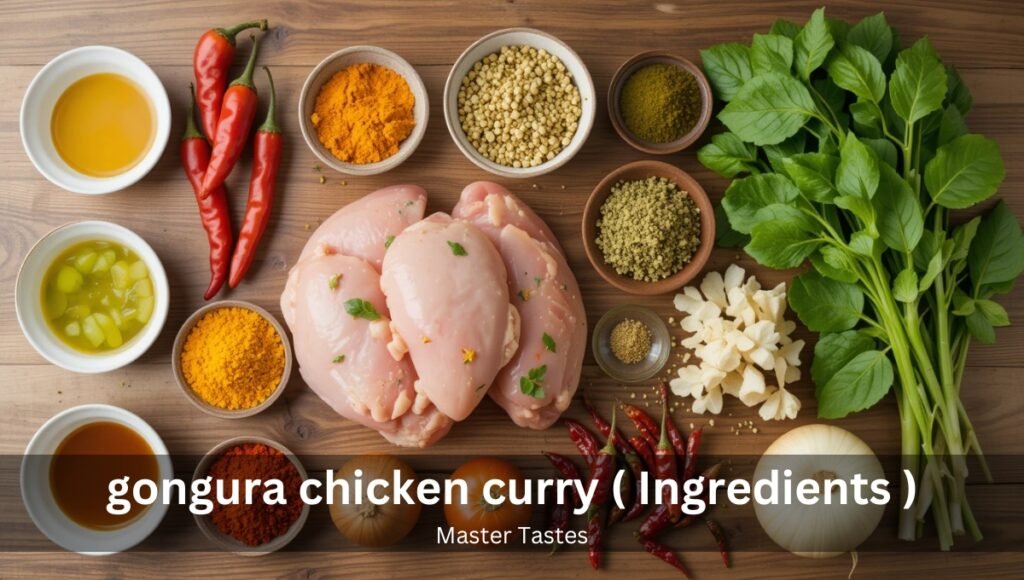 gongura chicken curry ( Ingredients )