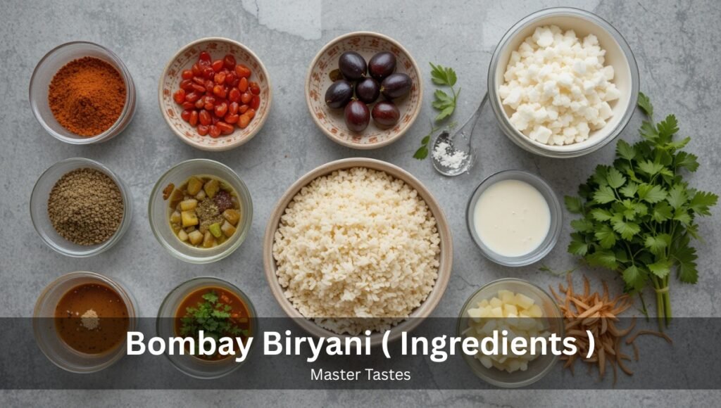 Bombay Biryani ( Ingredients )