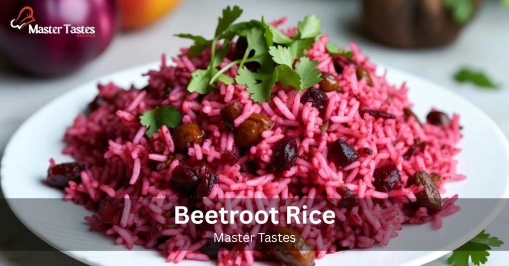 Beetroot Rice | Easy Healthy Rice Dish