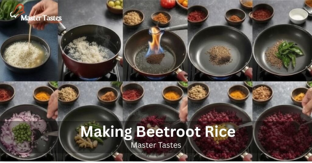 Making Beetroot Rice by Mastertastes