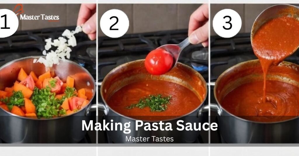 Making Pasta Sauce by Mastertastes
