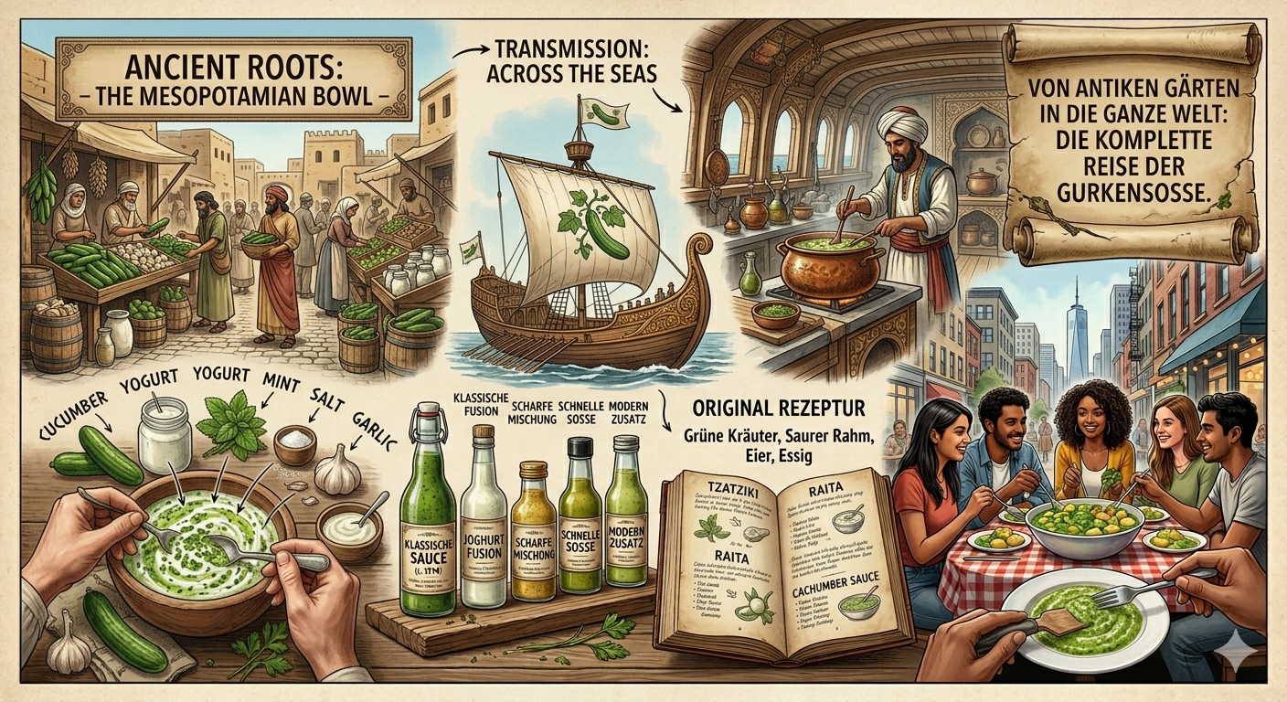 History of Cucumber Sauce From Ancient to Modern