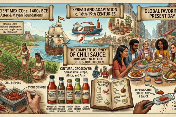 The History of Chili Sauce From Ancient Mexico to Global Kitchens